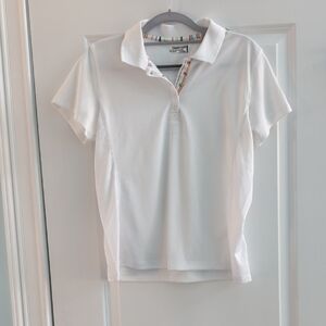 Slazenger White Short Sleeve Polo Shirt